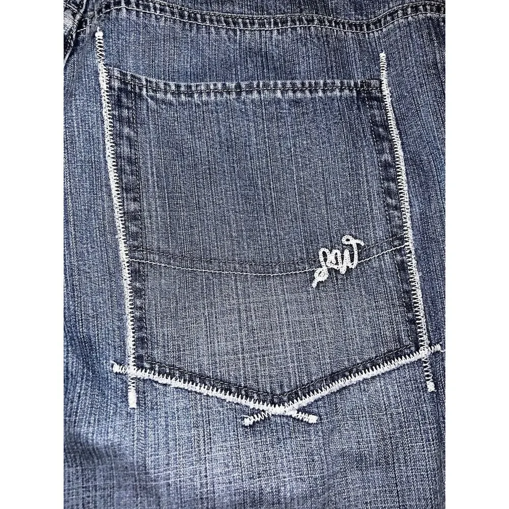 Rocawear Vintage Y2K Jeans Shorts Men’s‎ Size Worn Off Sz 34 Patchwork